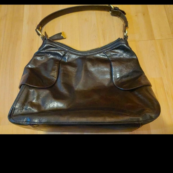 Antonio Melani black Leather crossbody - Picture 2 of 10